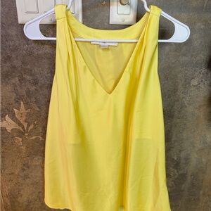 Boston Proper Bright Yellow V-Neck Sleeveless Camisole